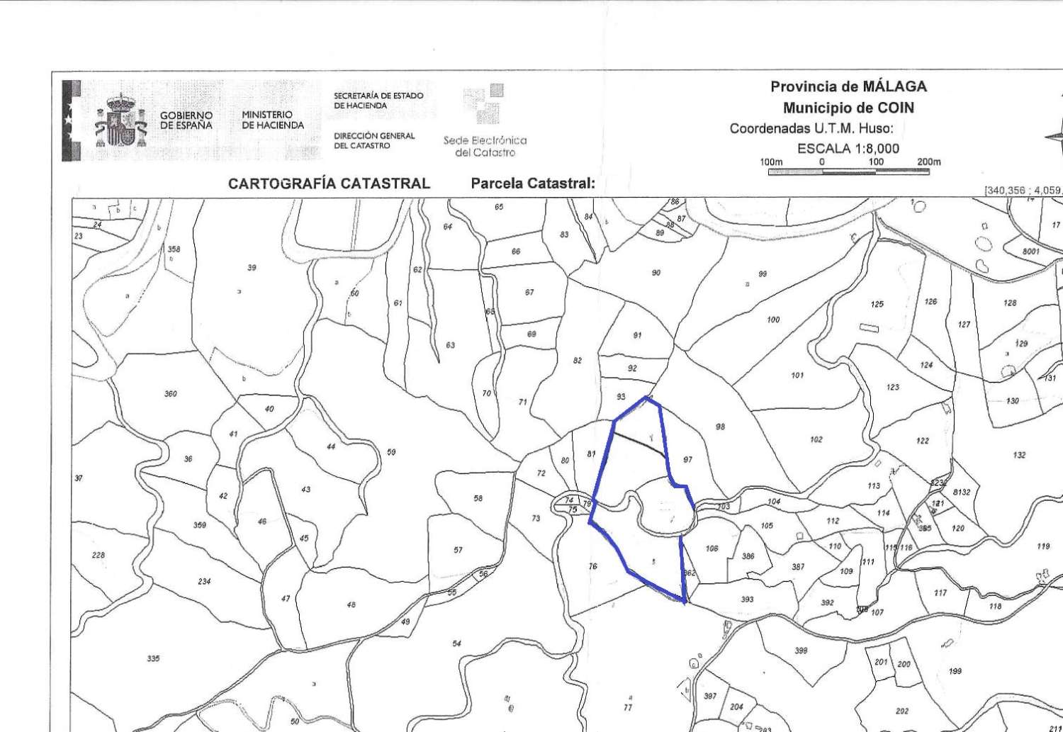 Parcela en venta en Coín